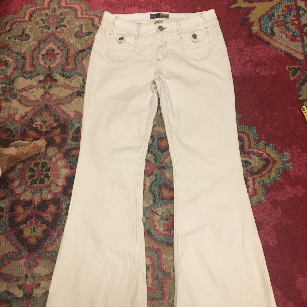 Beau flare jeans boho beachy 90s y2k size 10
